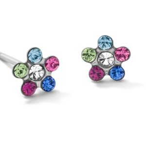 Colorful Daisy Stud Earrings